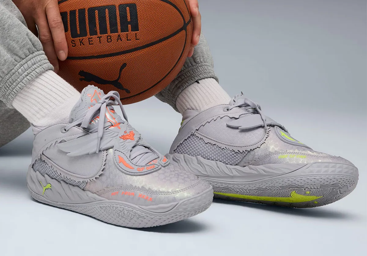 Hinh anh 3: Giay bong ro Puma MB.05 voi thiet ke noi bat va cong nghe NITRO Foam