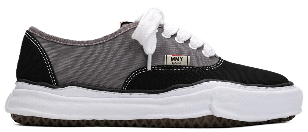 Giày Maison Mihara Yasuhiro Baker Bicolor Canvas 'Black' A13FW738
