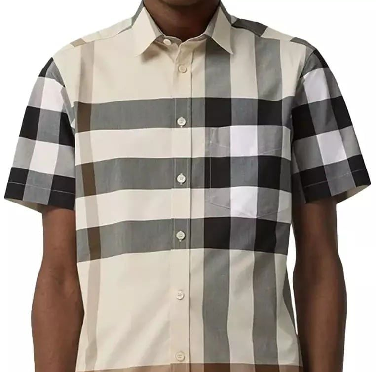 Alternative view of Áo Burberry SS Claverdon Short-sleeve 'Beige' 81054671