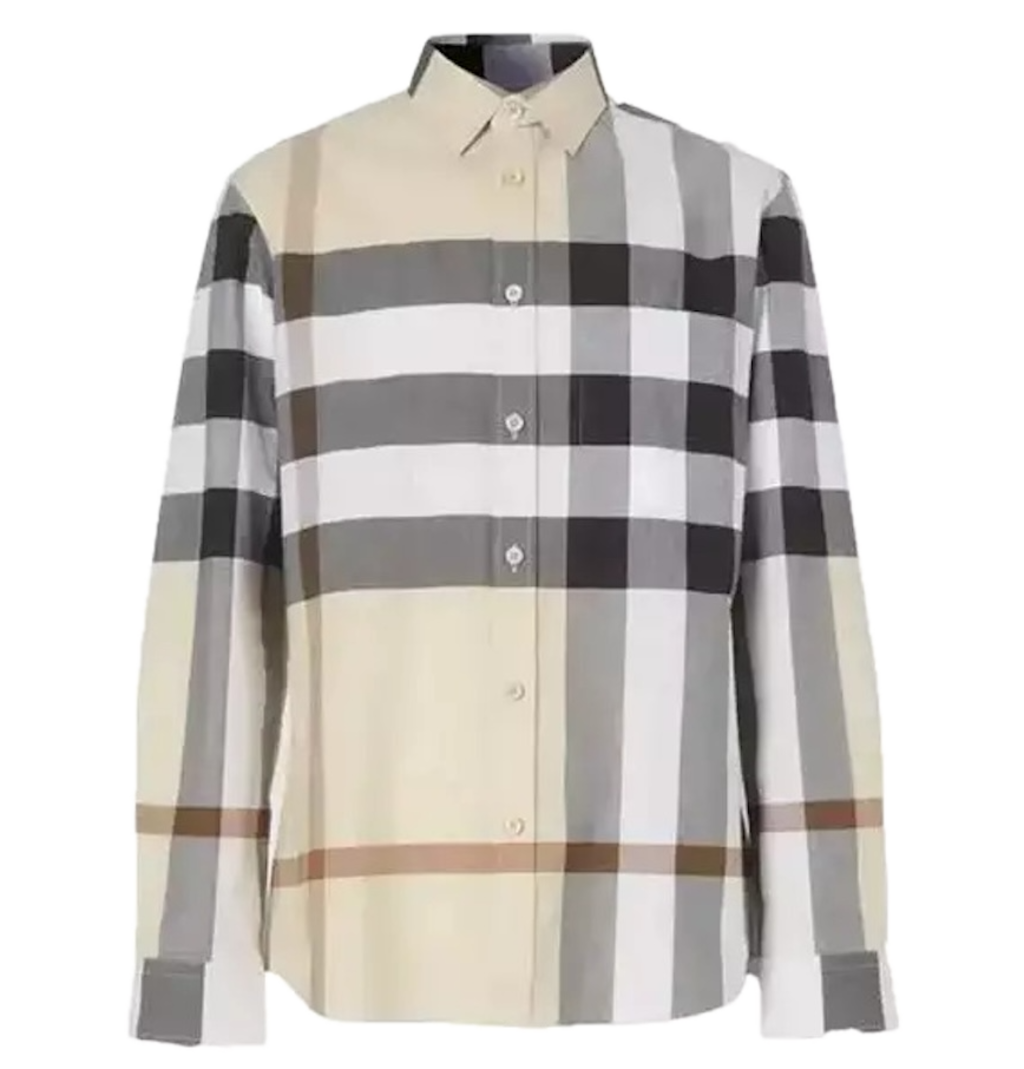 Áo Burberry Claverdon Long-sleeved 'Beige' 81054661