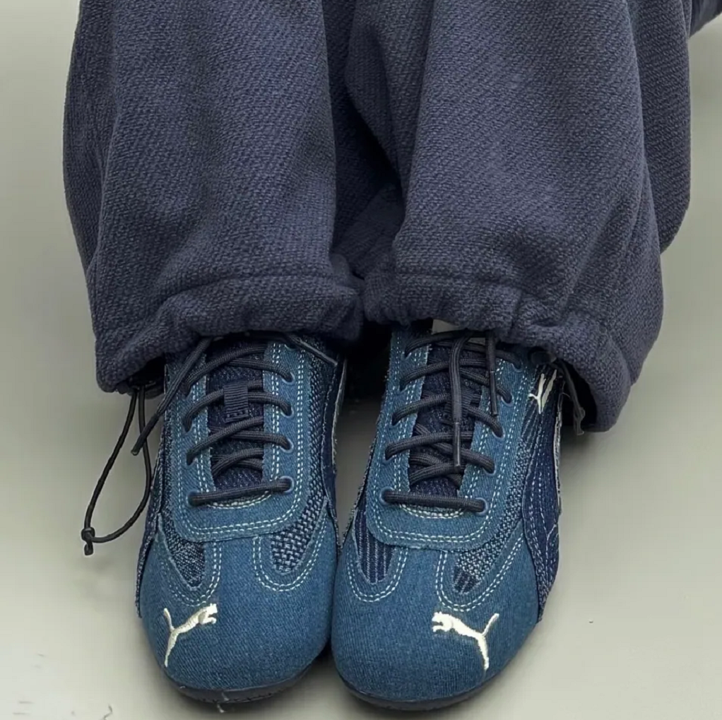 Alternative view of Giày Puma Speedcat Crafted Denim 'Blue' 408129-01