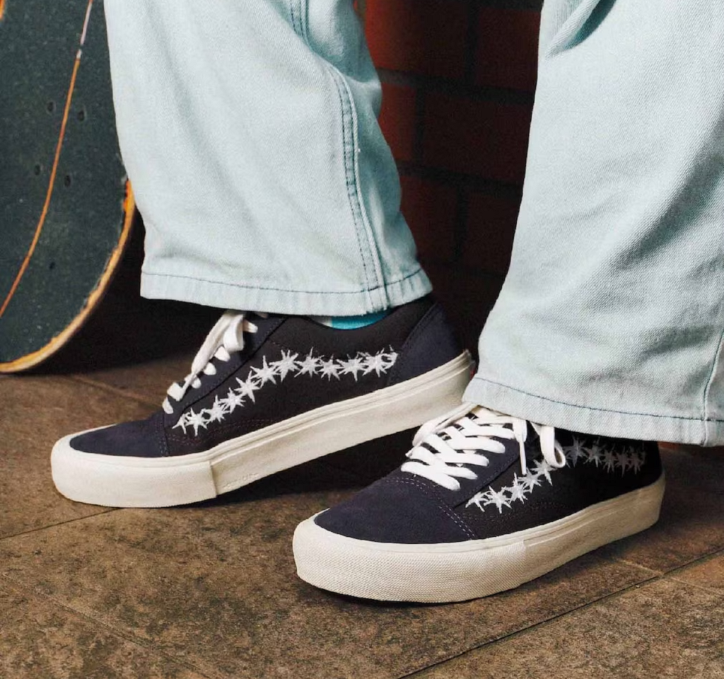 Alternative view of Giày Vans Skate Old School Splatter 'Black' VN000EDNGRY