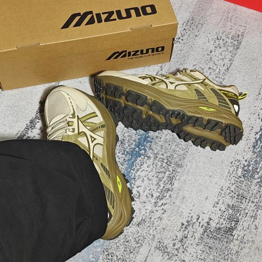 Alternative view of Giày Mizuno Racer Trail 'Mud Brown' D1GH223810