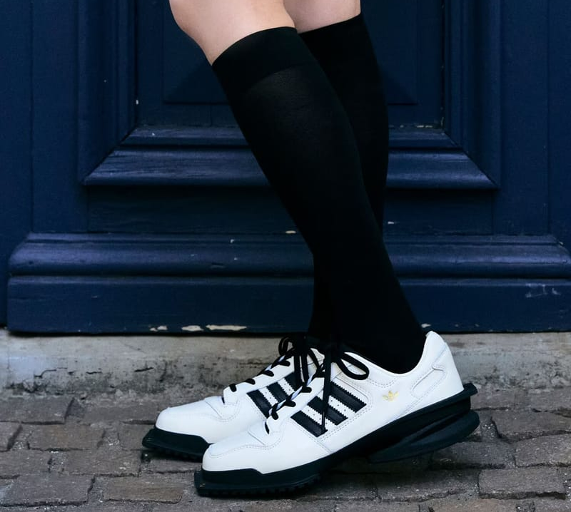 Alternative view of Giày Adidas Forum Cubism 'White Black' JR9744