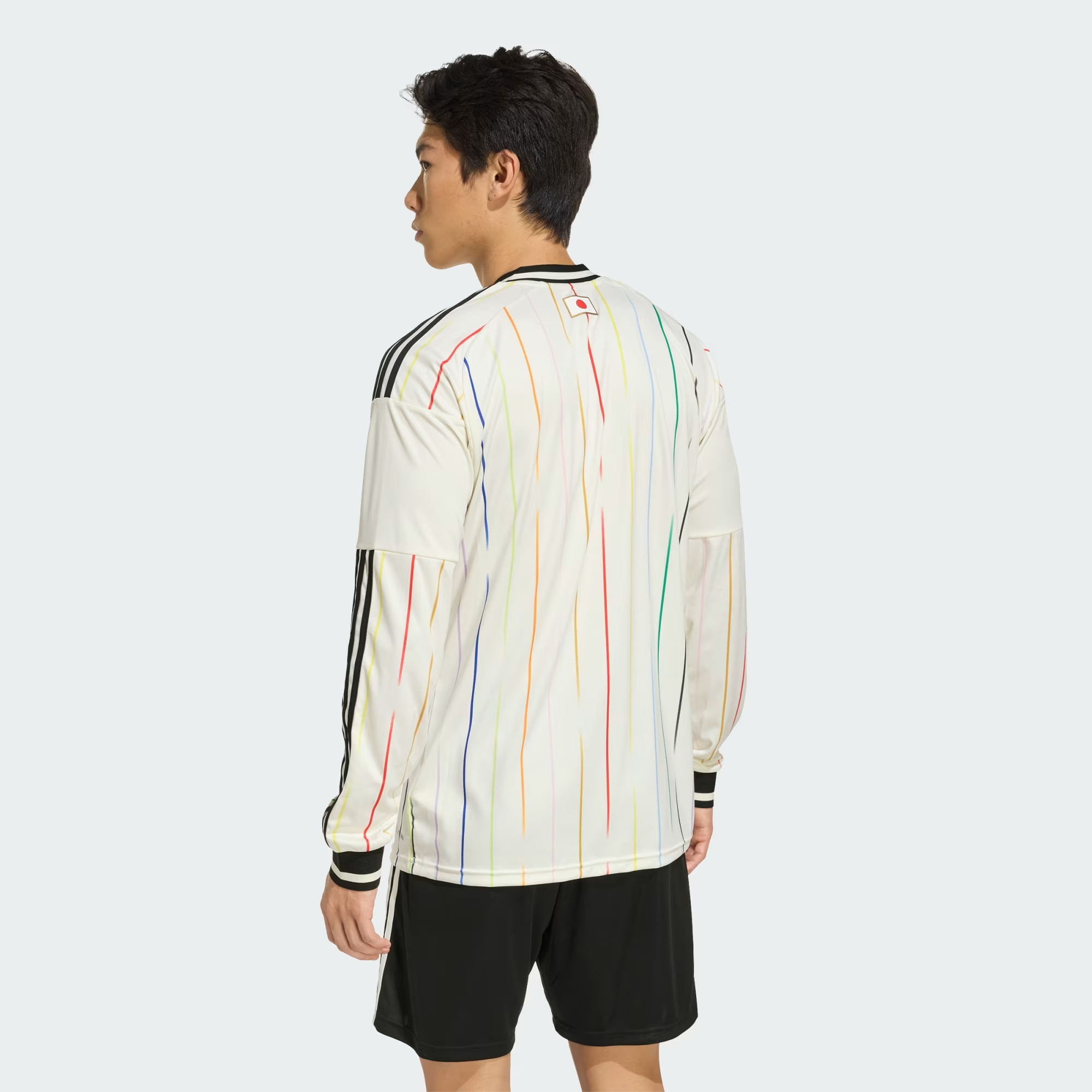 Áo Adidas Japan 26 Away Long Sleeve Jersey 'White' JZ9697 - Ảnh 3