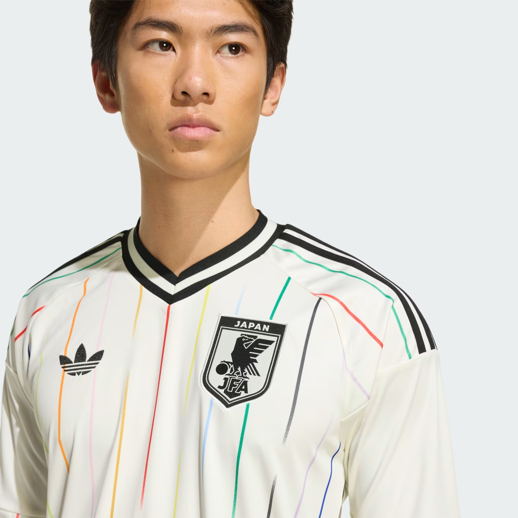 Áo Adidas Japan 26 Away Long Sleeve Jersey 'White' JZ9697 - Ảnh 6