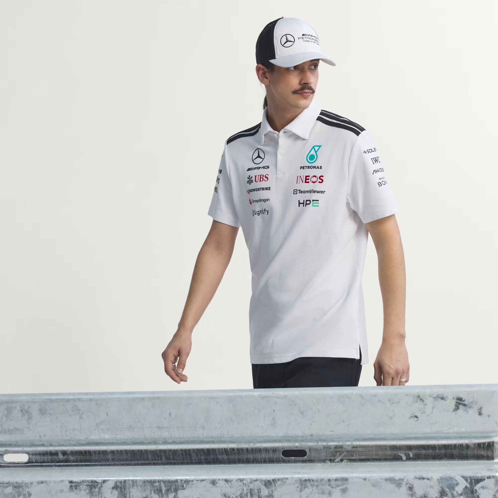 Áo Adidas Mercerdes - AMG Petronas Formula 1 Team Engineers 'White' KE5524 - Ảnh 6