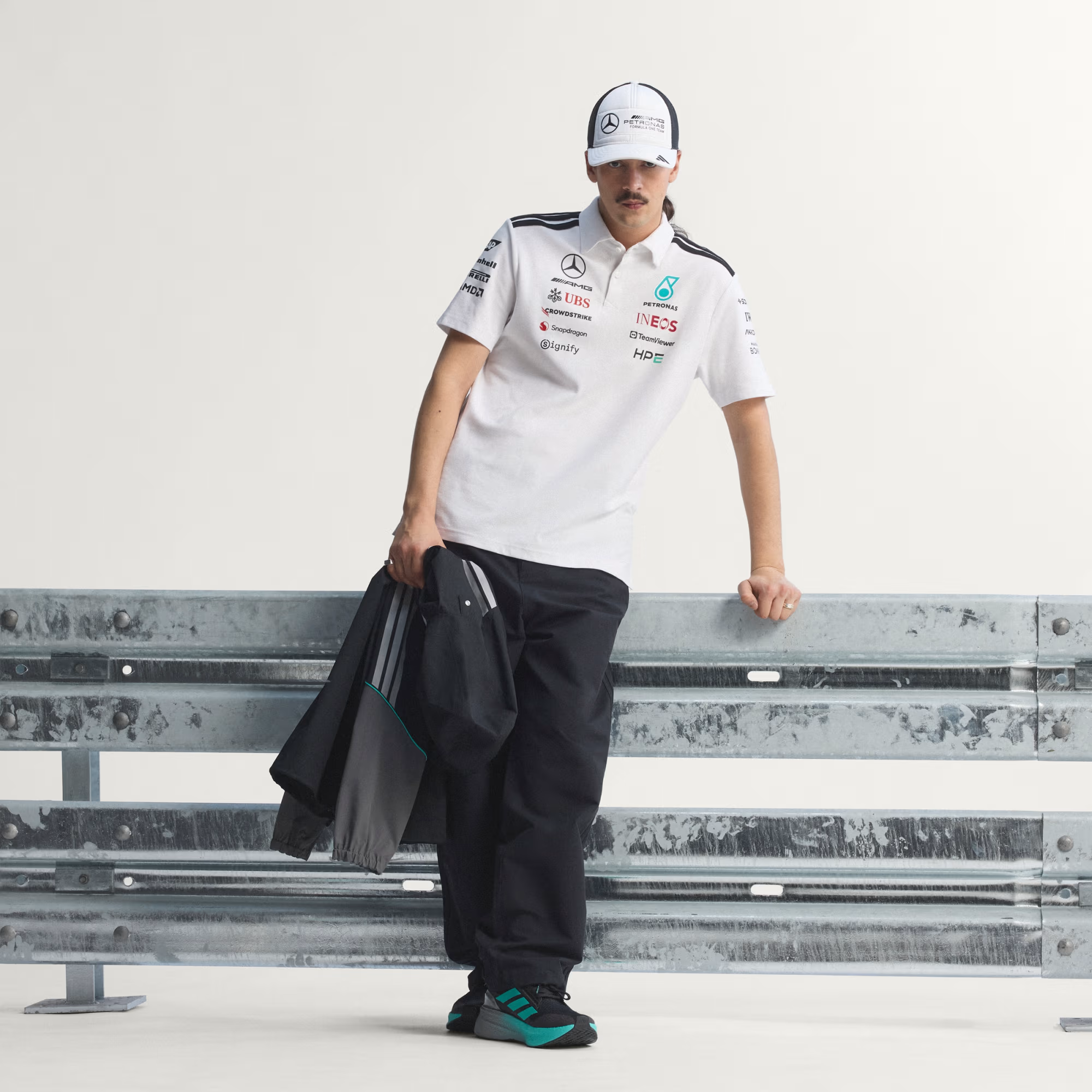 Áo Adidas Mercerdes - AMG Petronas Formula 1 Team Engineers 'White' KE5524 - Ảnh 4