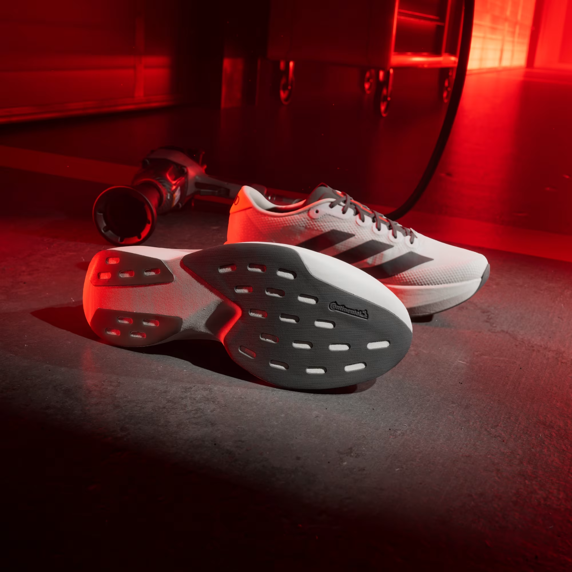 Giày Adizero Evo SL Woven Audi Revolut F1 Team 'Chalk Pearl' KJ3670 - Ảnh 7