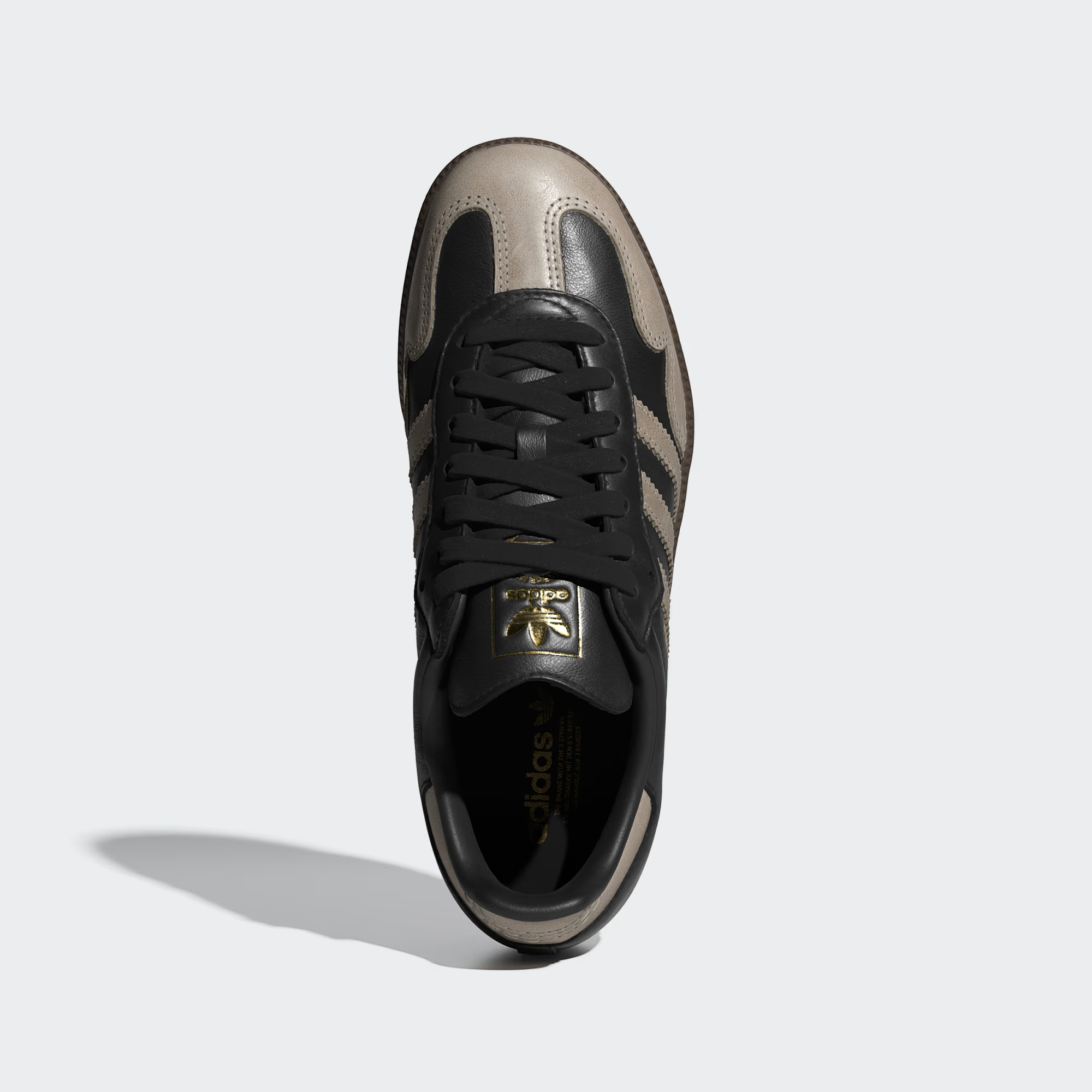 Alternative view of Giày Adidas Samba OG 'Core Black Beige Gold' KJ0995