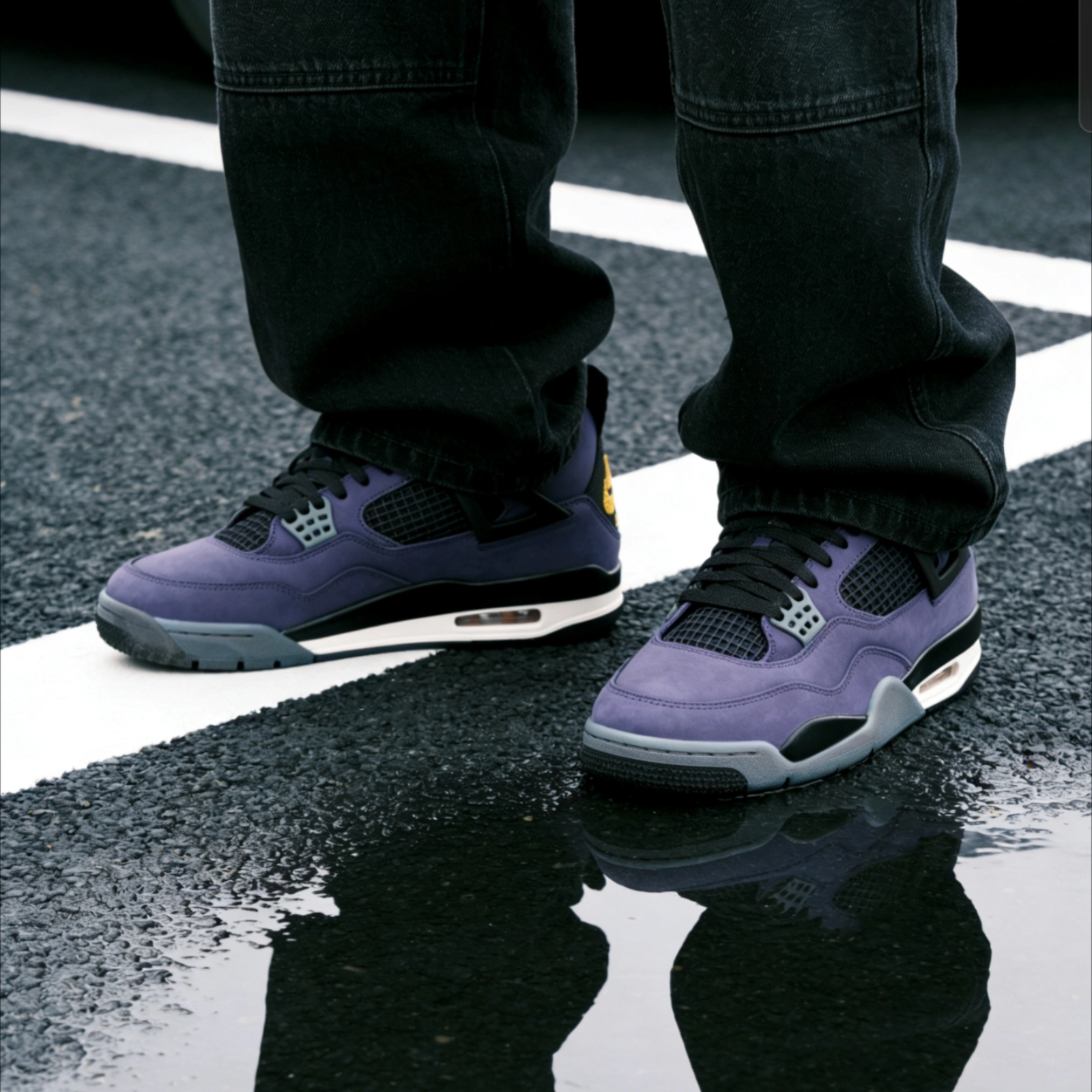 Alternative view of Giày Nike Air Jordan 4 Retro 'Lakers' FV5029-500