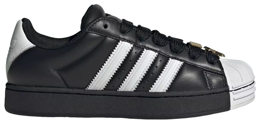 Giày Adidas Superstar II 'Core Black' JR7444