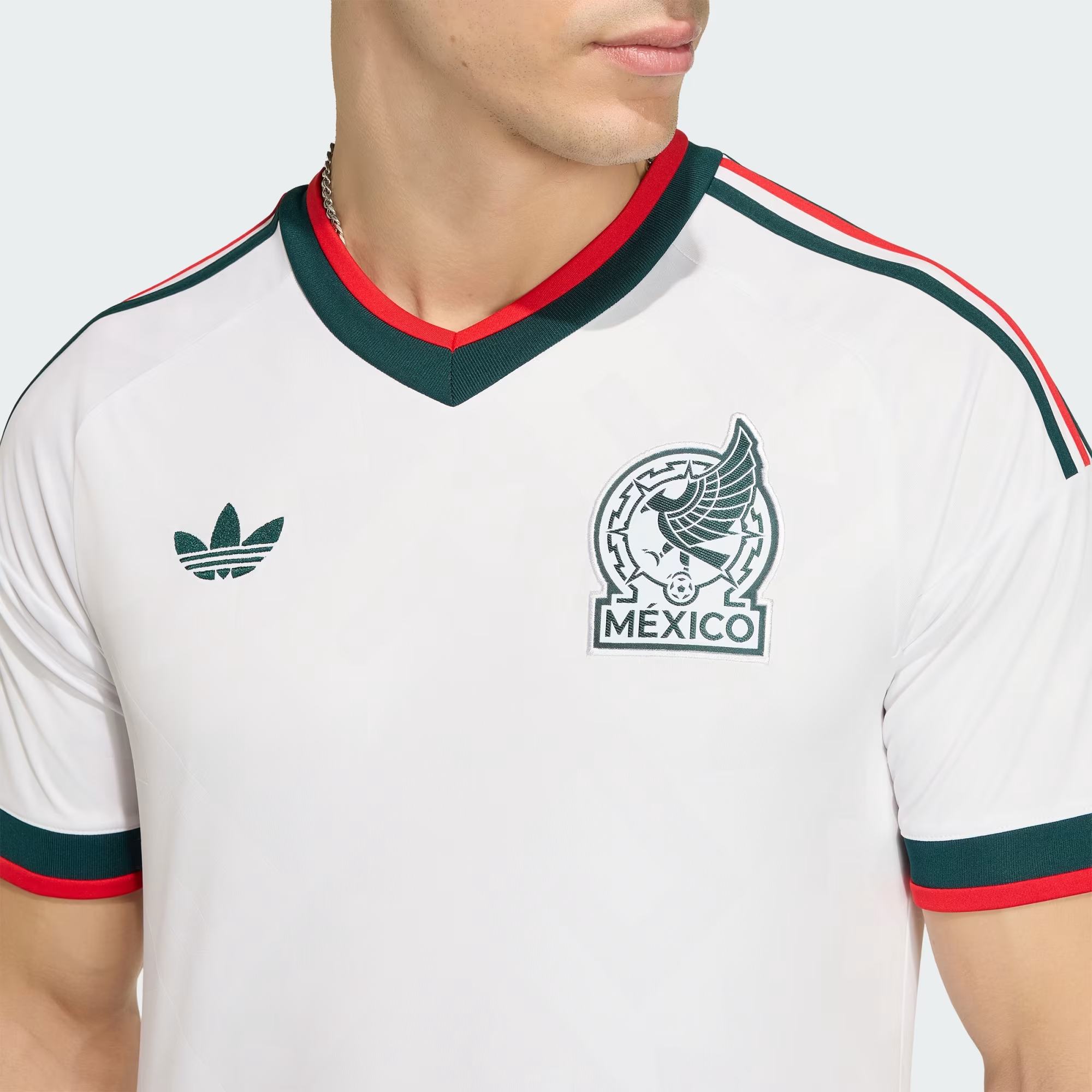 Alternative view of Áo Adidas Mexico 26 Away Jersey 'White' JY5538