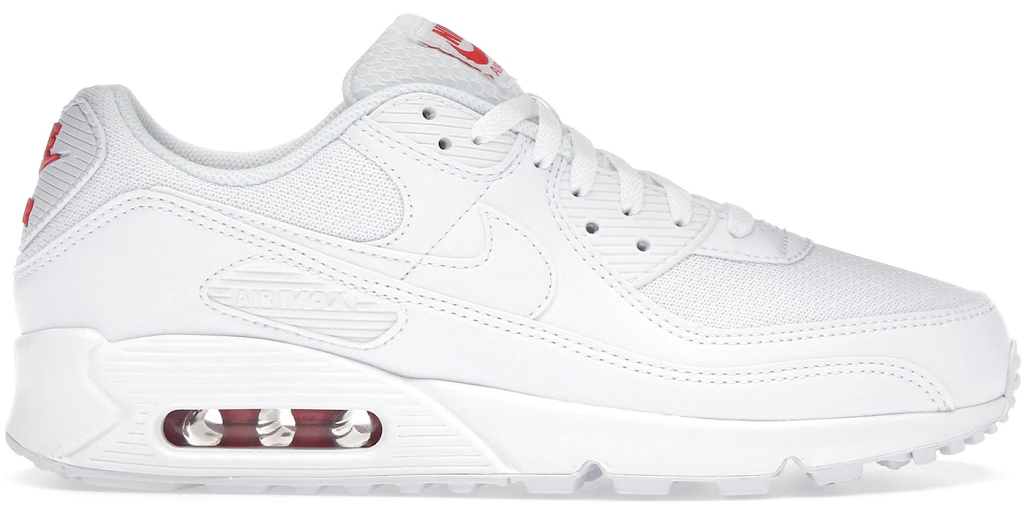 Giày Nike Air Max 90 'White Light Crimson' DM0029-118