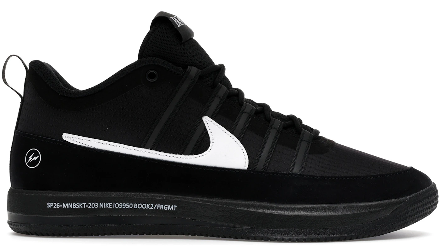Giày Nike x Fragment Book 2 'Black White Blue' IO9950-900
