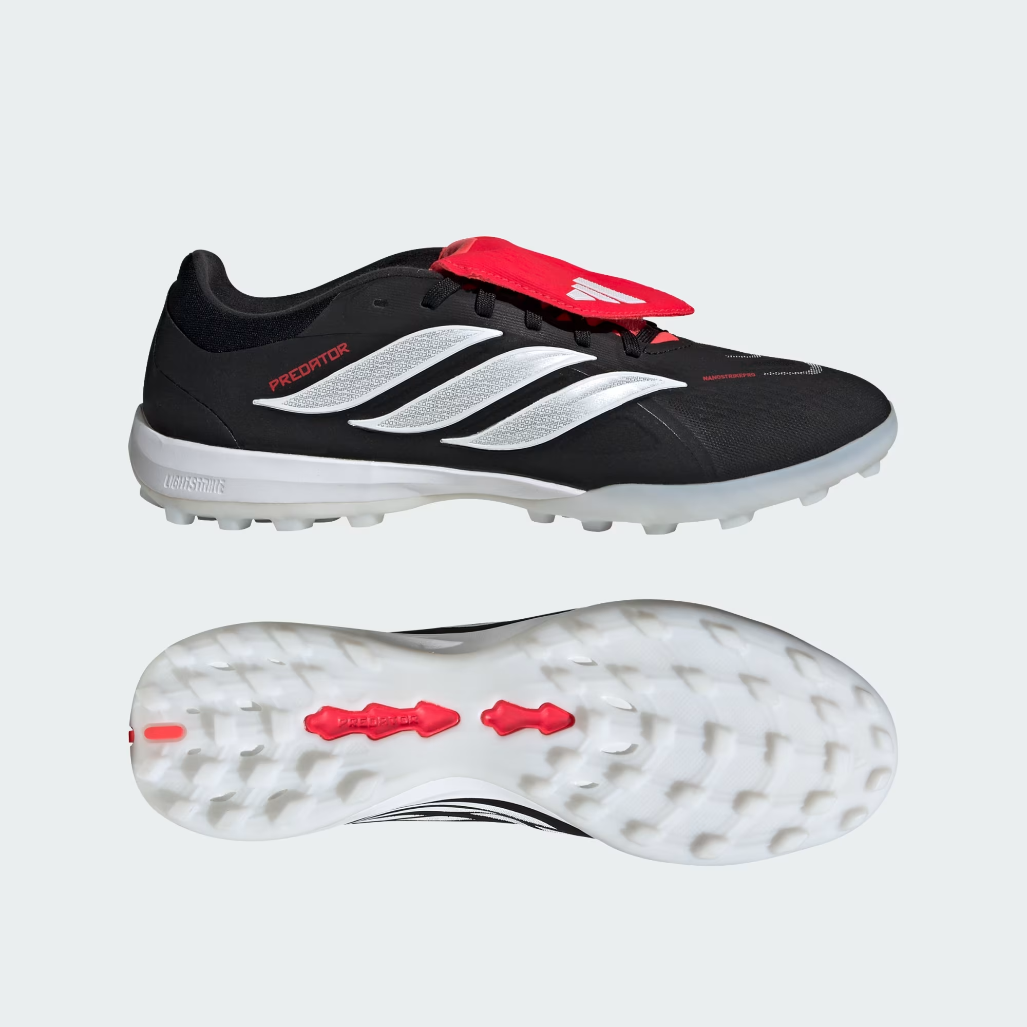 Giày Adidas Predator Pro Fold-Over Tongue TF 'Black' JR7865 - Ảnh 7