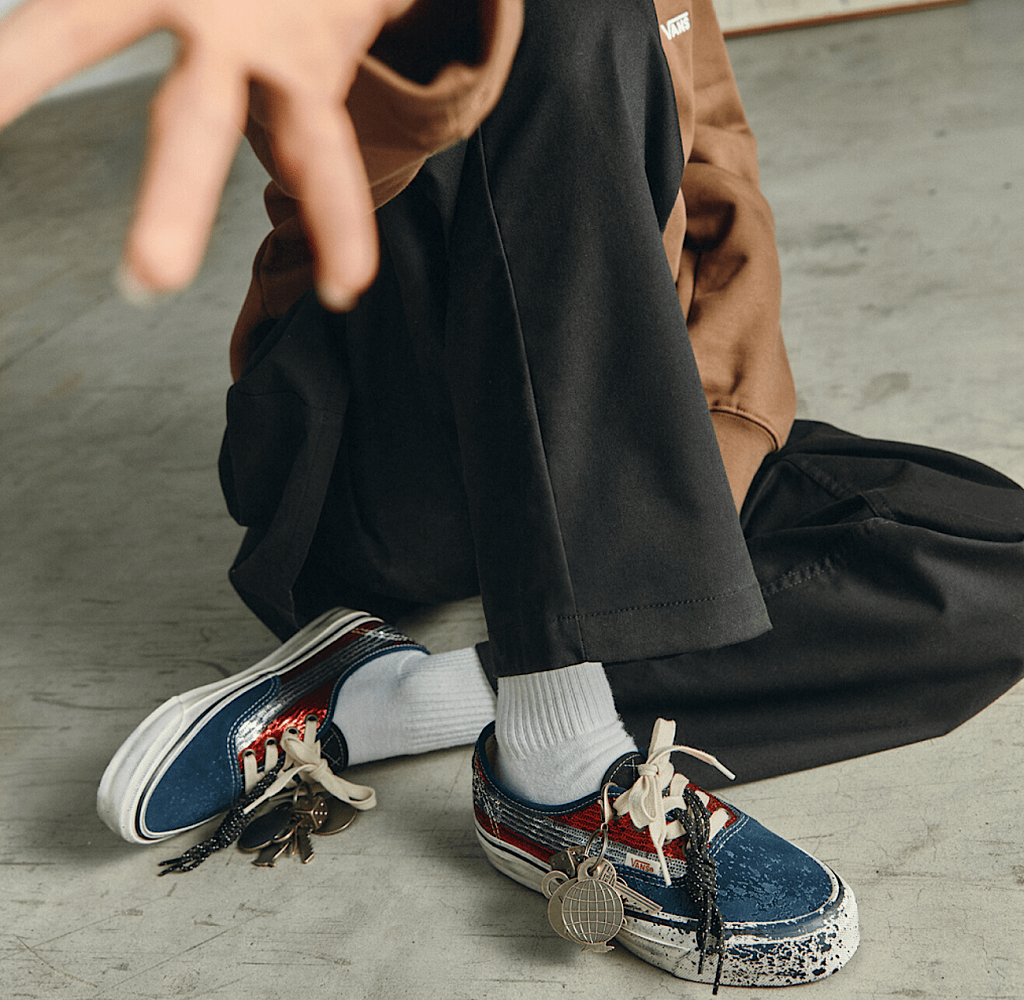 Alternative view of Giày Vans Authentic Premium 'La Habana - Red Navy' VN000DB8Z11