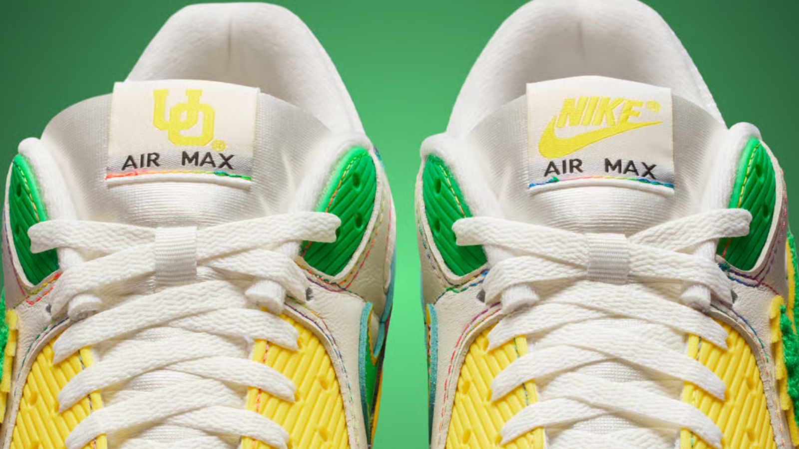 Hinh anh 5: Nike Air Max 90 Grateful Ducks phien ban restock 2026 voi thiet ke tie-dye va gau nhay mua.