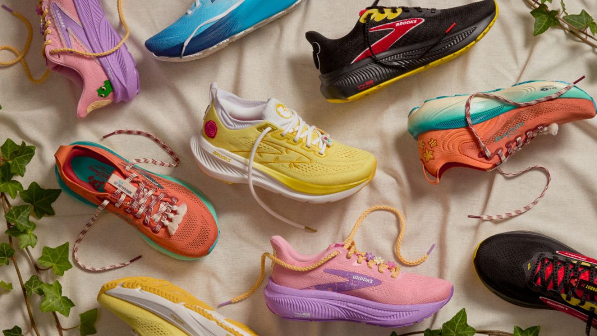 Giay Brooks x runDisney 2026 voi thiet ke Moana, Rapunzel va Belle