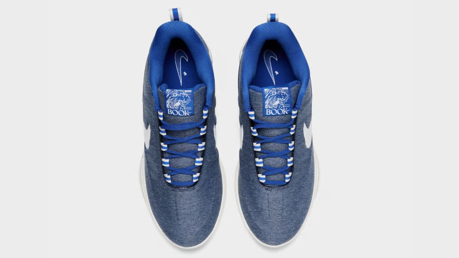 Hinh anh 5: Nike Book 2 Kentucky Wildcats denim voi thiet ke vintage va mau xanh royal noi bat