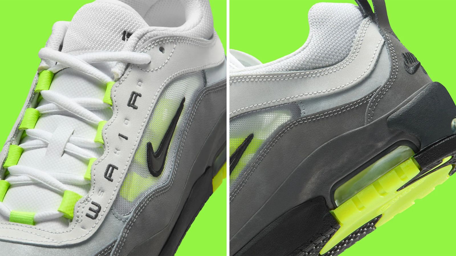 Hinh anh 6: Nike SB Air Max Ishod 'Neon' voi phoi mau xam chuyen sac va neon xanh