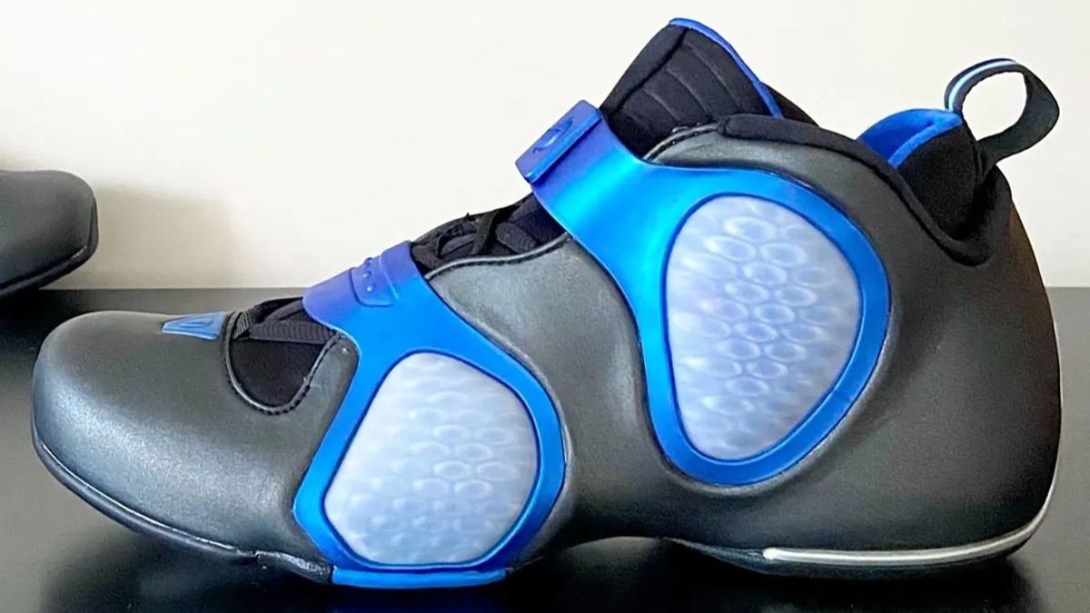 Hinh anh Nike Air Flightposite III, doi giay bong ro bieu tuong cua Nike tu thap nien 1990, se tai xuat vao nam 2027