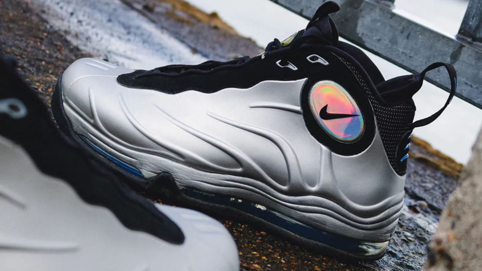 Hinh anh 5: Hinh anh giay Nike Foamposite voi thiet ke tao bao va mau sac noi bat