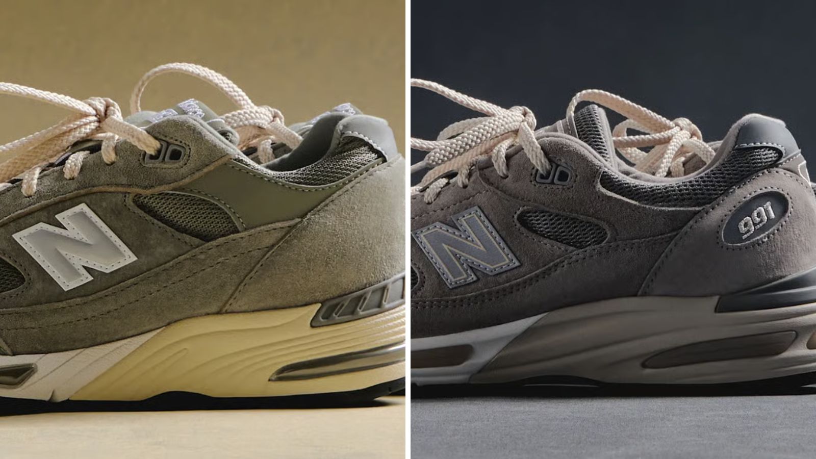 Hinh anh 7: Kith x New Balance 991 Made in UK Spring 101 voi thiet ke greyscale va chat lieu cao cap.