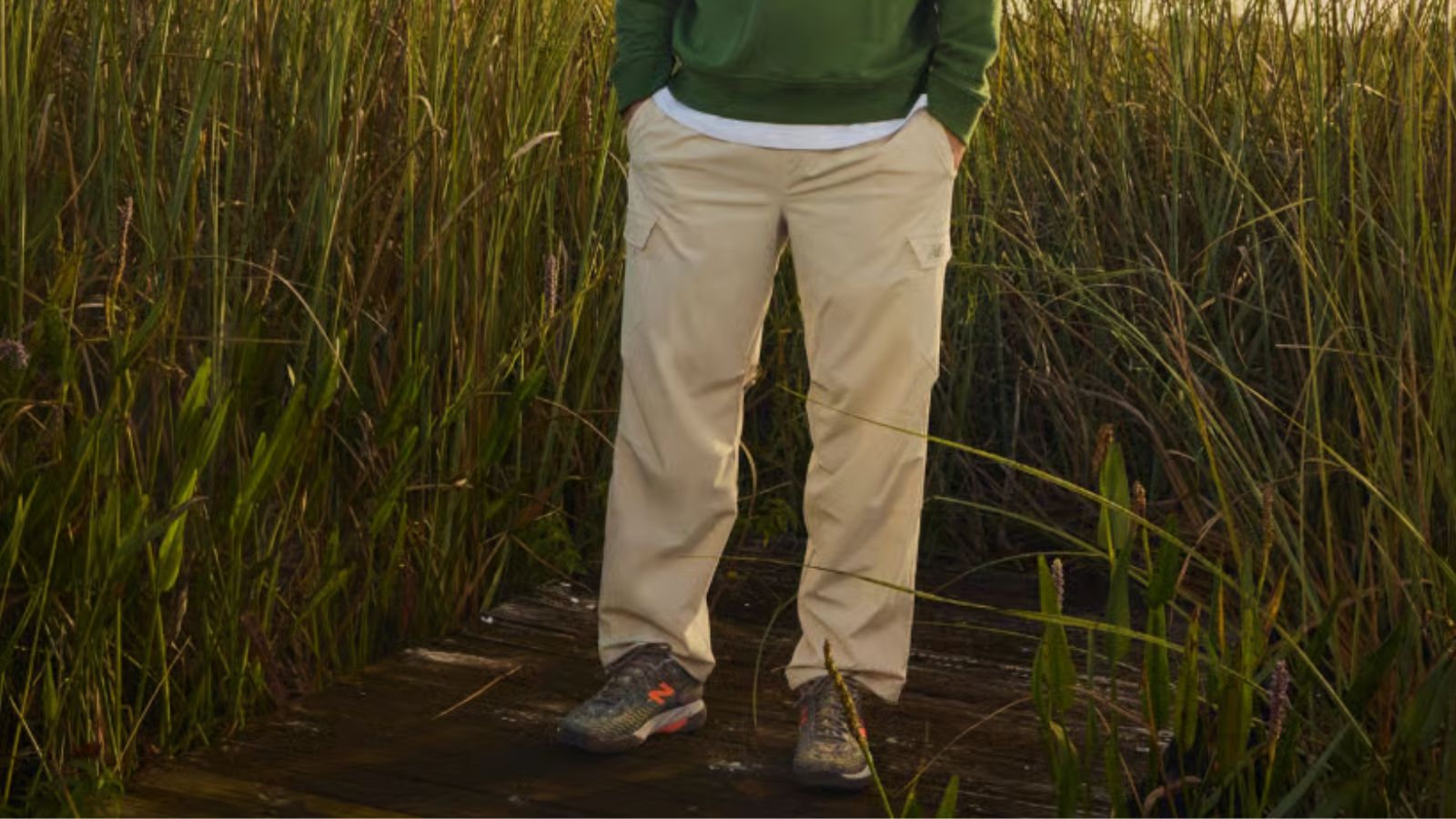 Hinh anh 4: Giay New Balance CT-Rally v2 Outdoor Court Tommy Paul PE voi hoa tiet Realtree camouflage va chi tiet Blaze Orange