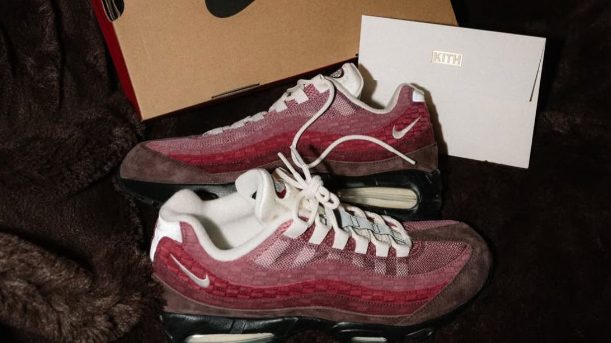 Kith x Air Max 95 'Beetroot' phien ban Friends & Family