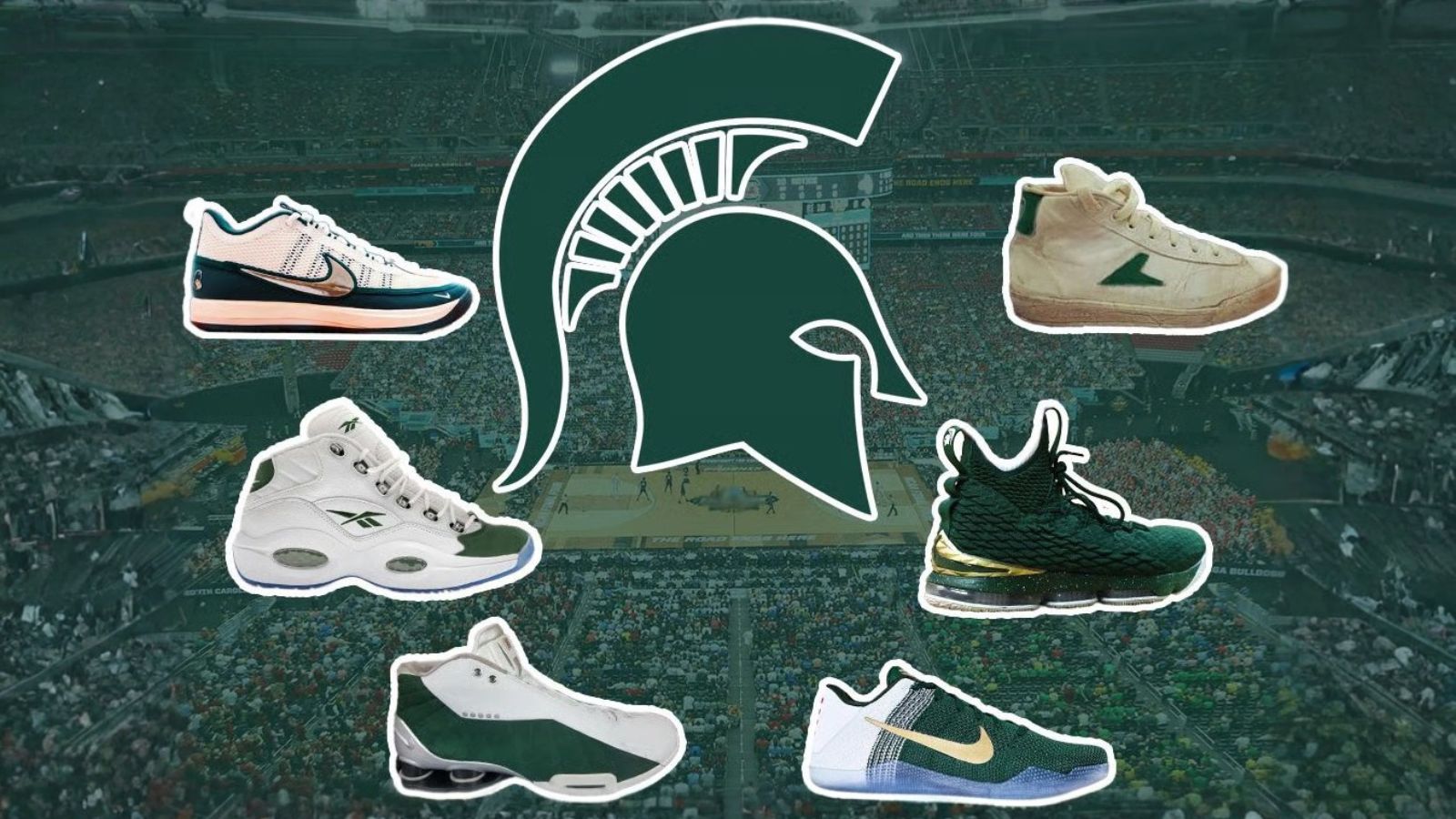 Hinh anh 6: Tran dau NCAA giua Michigan State va UConn voi nhung doi sneaker bieu tuong