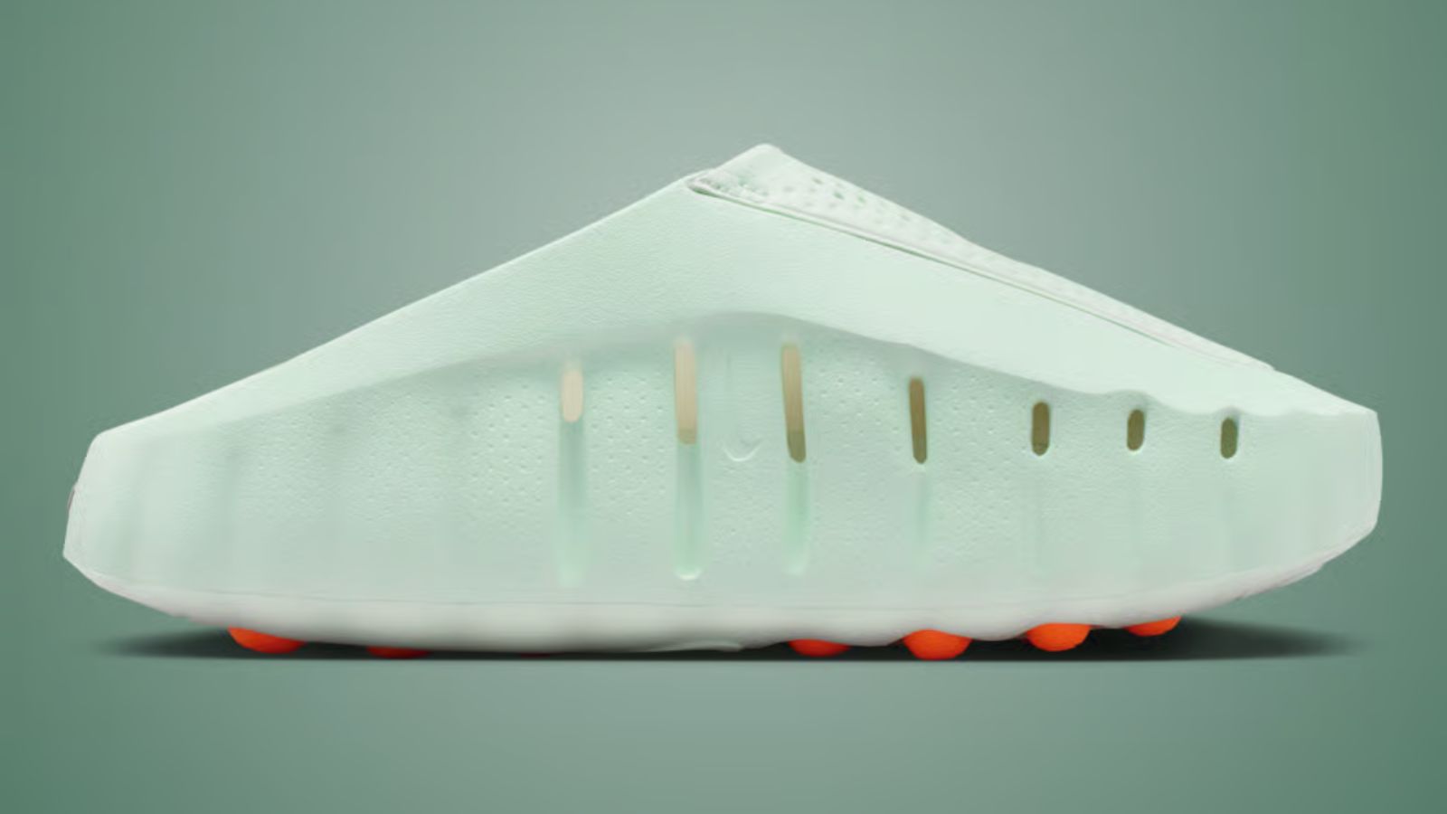 Hinh anh 2: Nike Mind 001 Mule nu Barely Green xanh teal voi thiet ke foam nguyen khoi