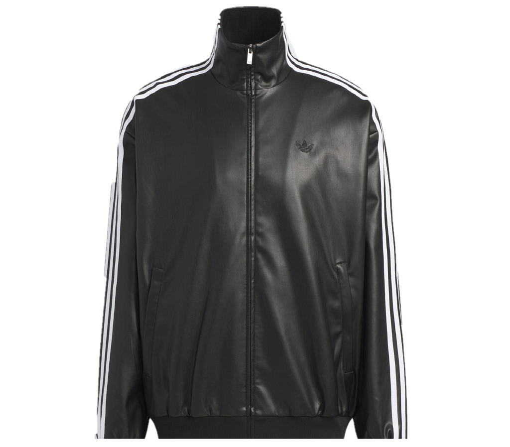 Áo Adidas Pleather 3S Track Top 'Black' KQ5472