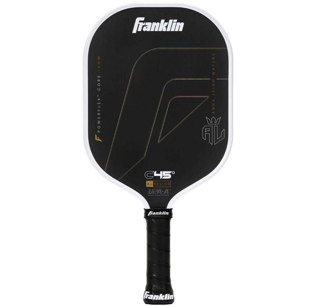Vợt Pickleball Franklin C45° Carbon Fiber Paddle 'Black White'