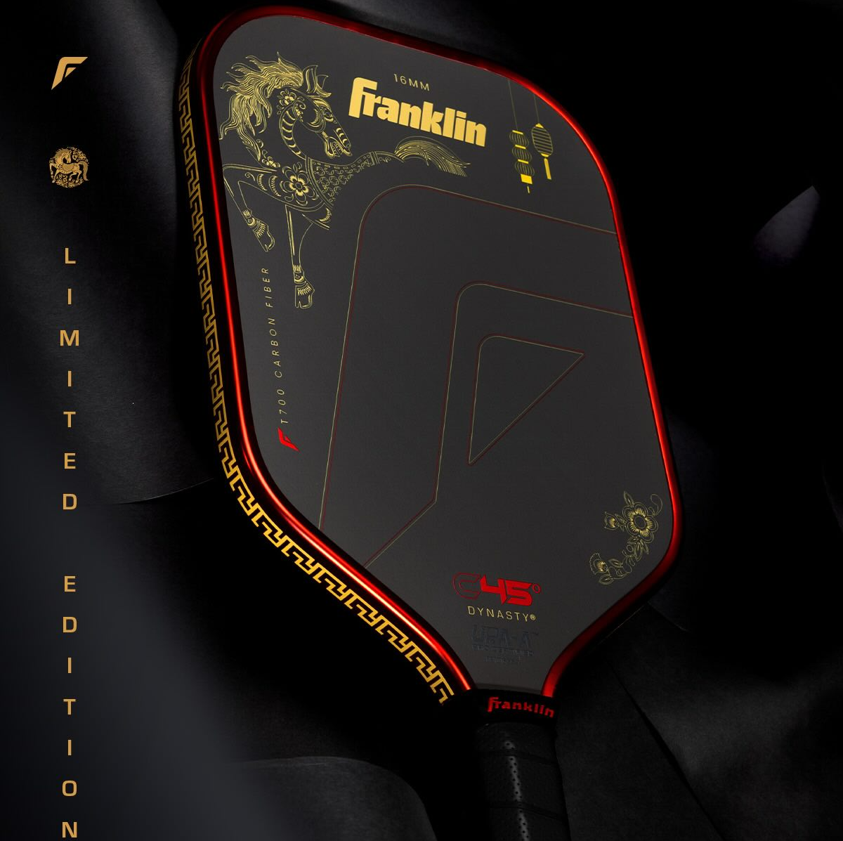 Alternative view of Vợt Pickleball Franklin C45° Dynasty Limited Edition 'Year of The Horse'