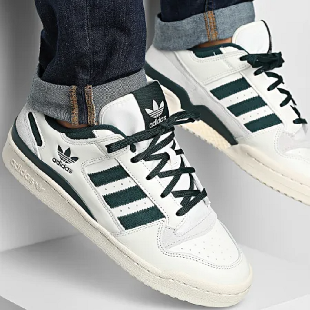 Alternative view of Giày AdidasForum Low CL 'Cloud White Aurora Ivy' JQ0207