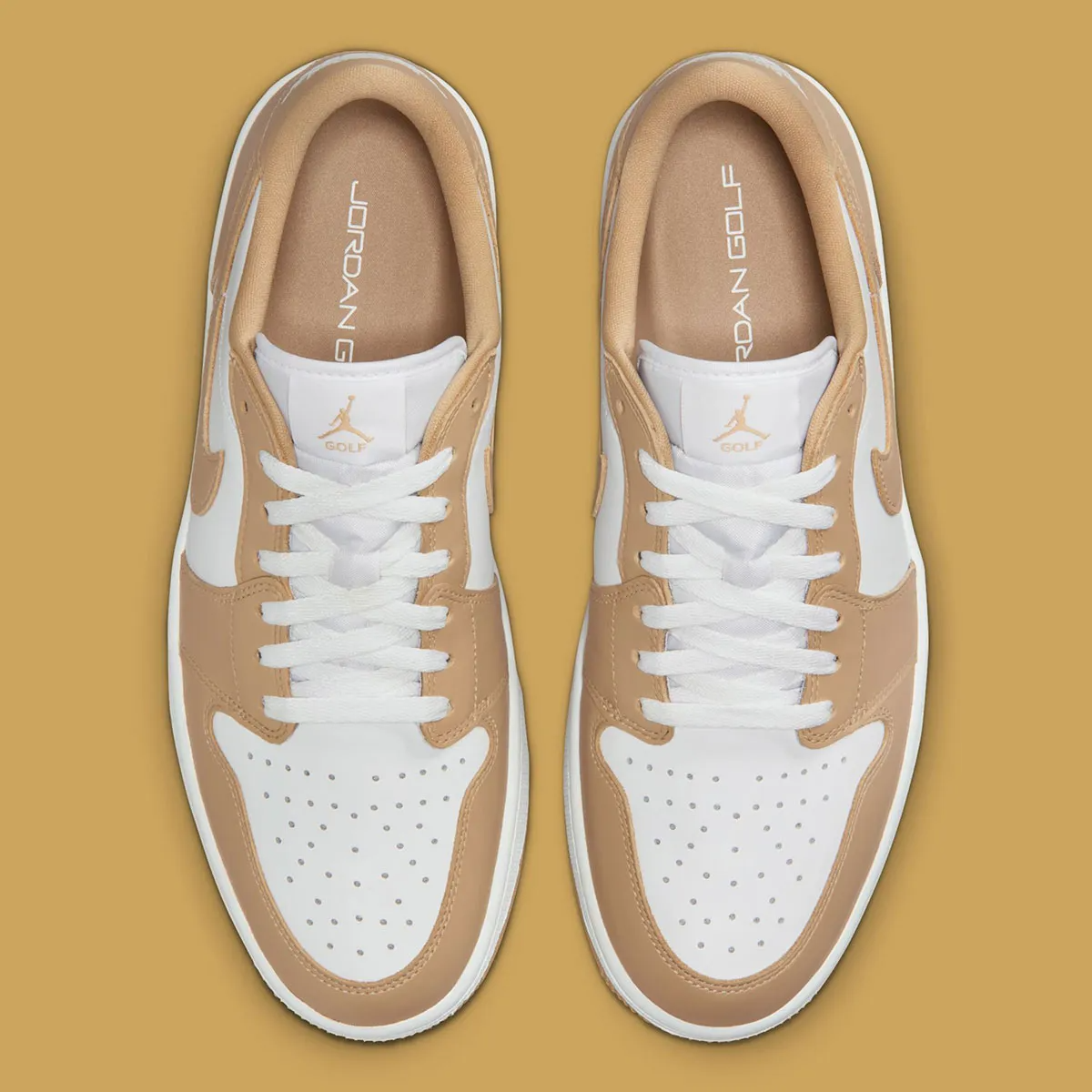 Alternative view of Giày Nike Air Jordan 1 Low Golf 'White Linen' DD9315-117