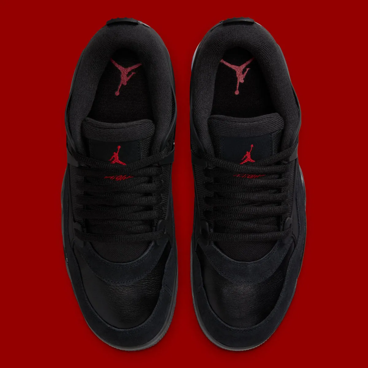 Alternative view of Giày Nike Air Jordan 4 RM 'Black Varsity Red' FQ7939-009