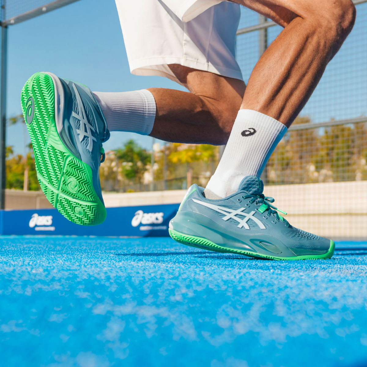 Alternative view of Giày Asics Gel-Resolution X Padel 'Saba Blue' 1041A492-403