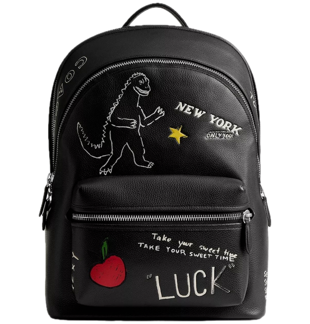 Balo Coach Charter Backpack ‘Sketch Print’ CAJ84-BLC