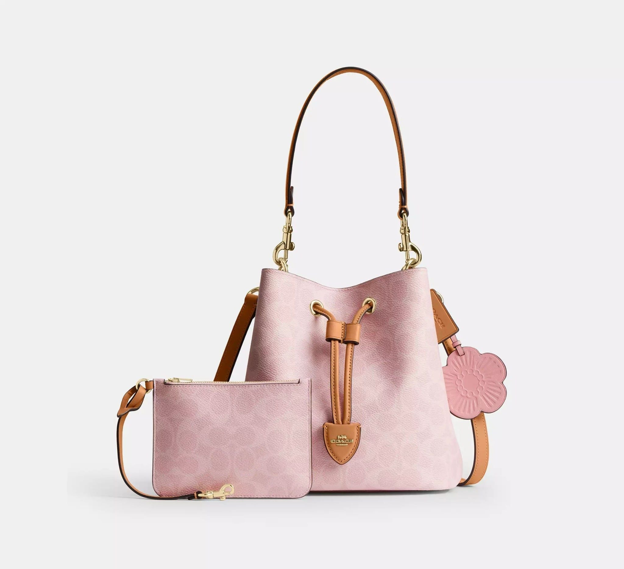 Alternative view of Túi Coach Rowan Bucket Bag 'Powder Pink' CEA23-IMPO