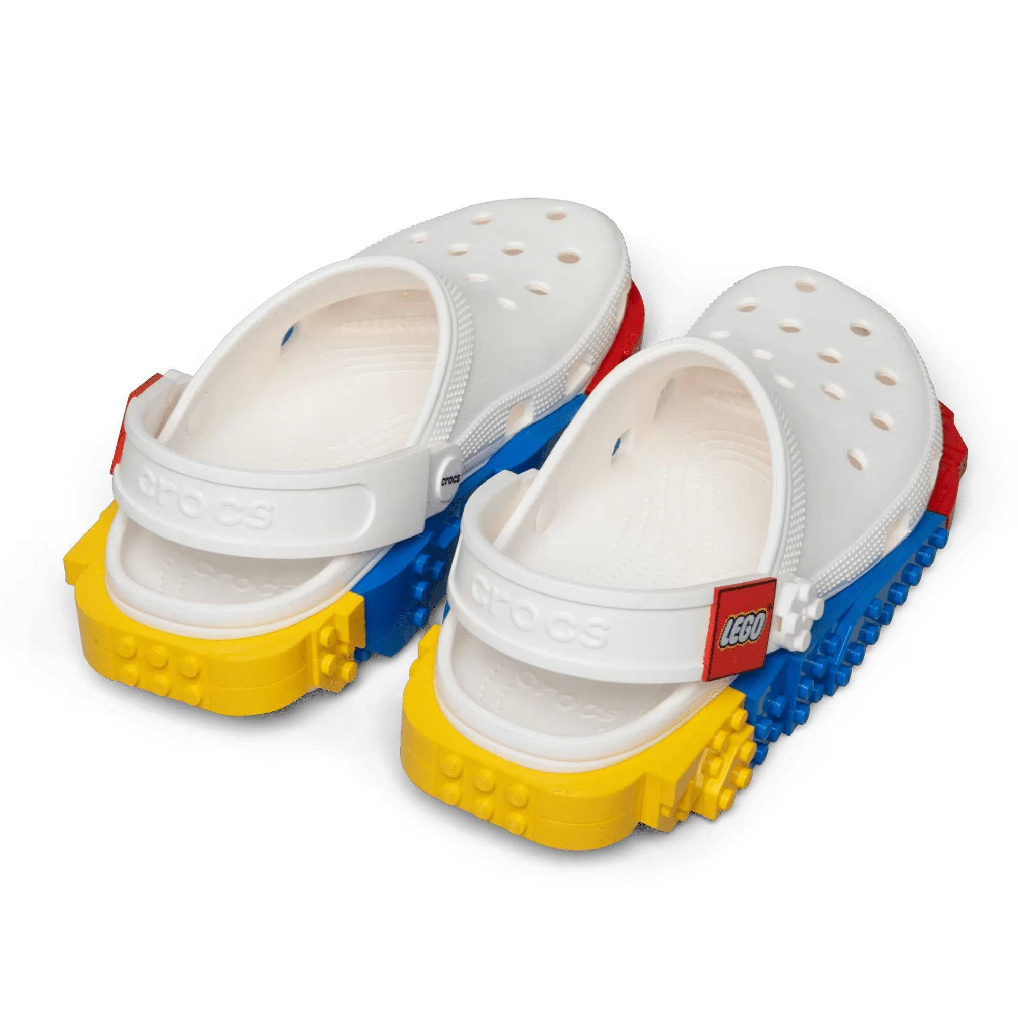 Alternative view of Dép Crocs Classic Clog x Lego 'White Multi' 211873-100
