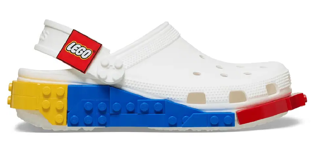 Dép Crocs Classic Clog x Lego 'White Multi' 211873-100