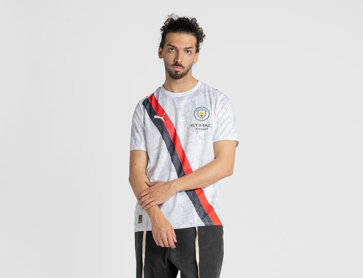 Alternative view of Áo Puma Manchester City 'White' 781068-07