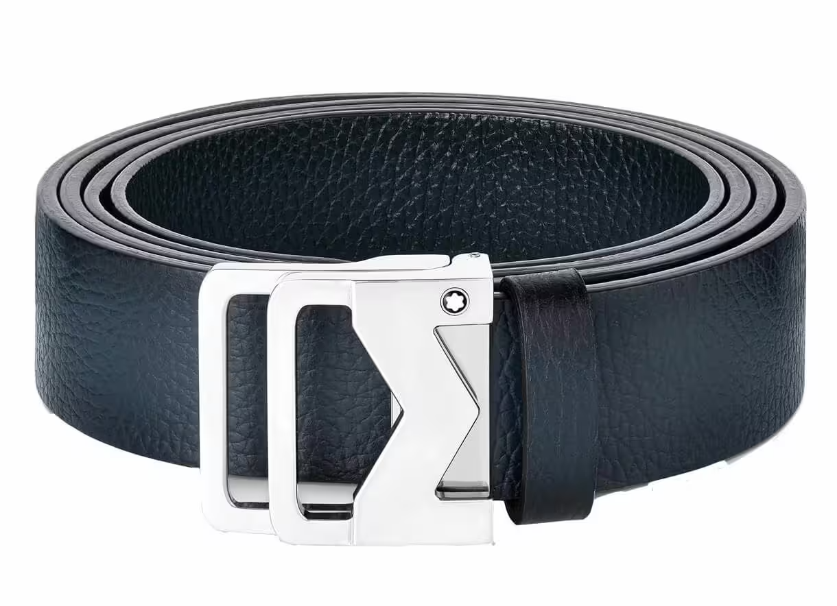 Thắt lưng MontBlanc M Buckle Sfumato 'Blue ' 131181
