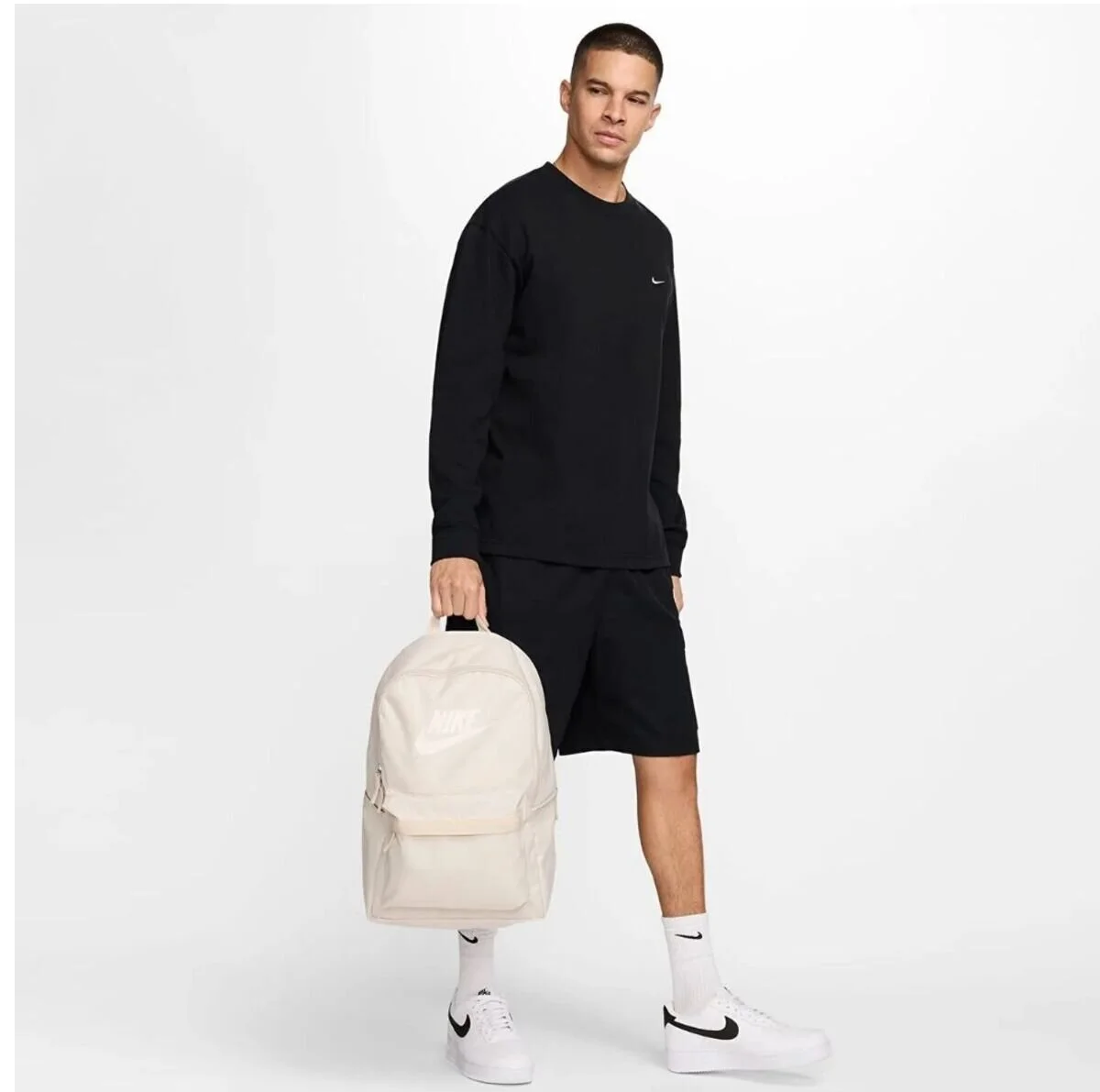 Alternative view of Balo Nike Heritage Backpack 'Off White' DC4244-104