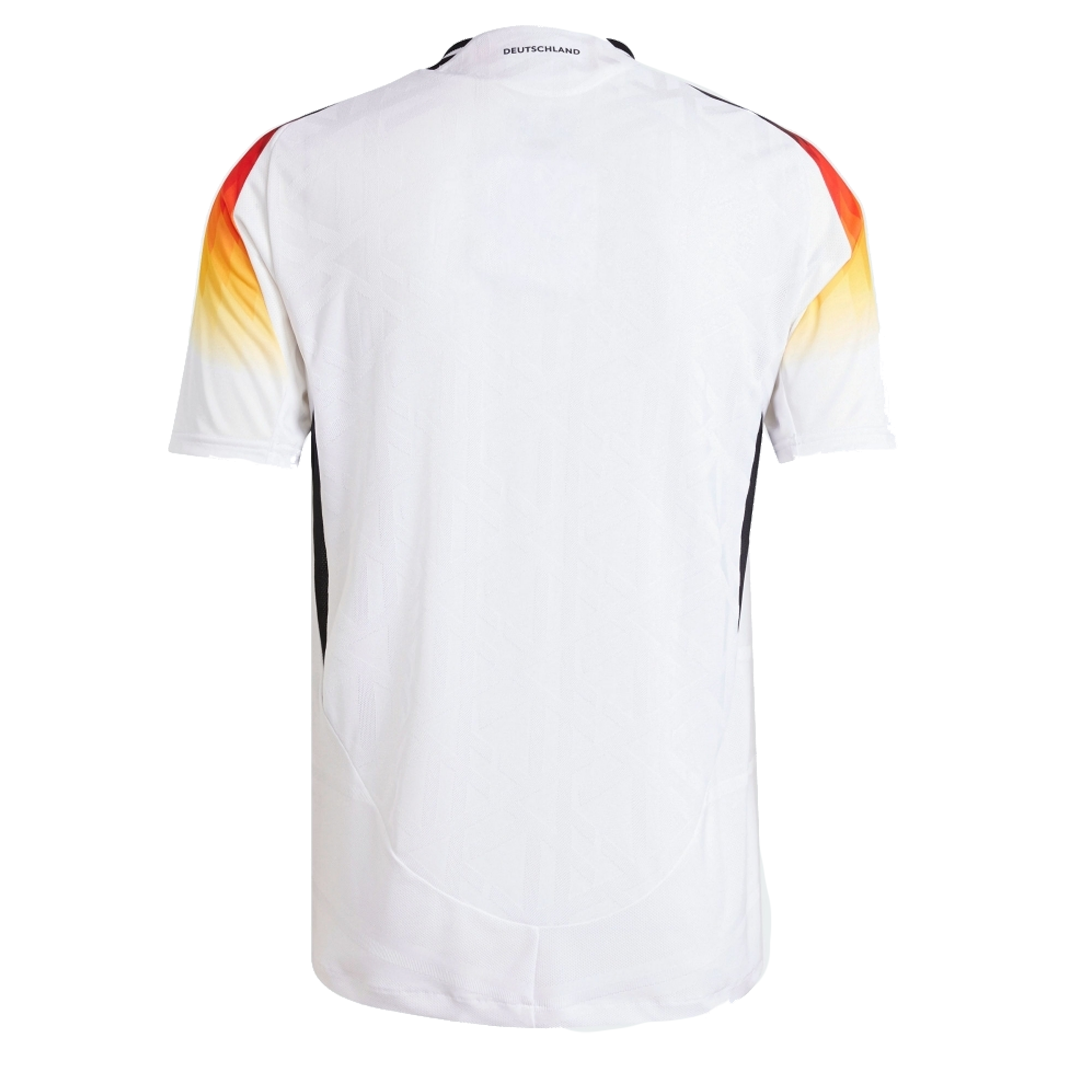 Alternative view of Áo Adidas Germany 24 Home Authentic Soccer Jersey Asia Sizing 'White' IZ1620