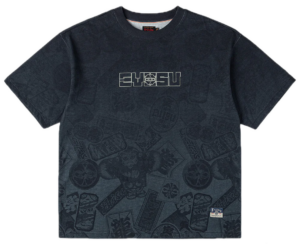 Áo Evisu Signature Graphic 'Black' 2ESHTM6TS1076RXCT