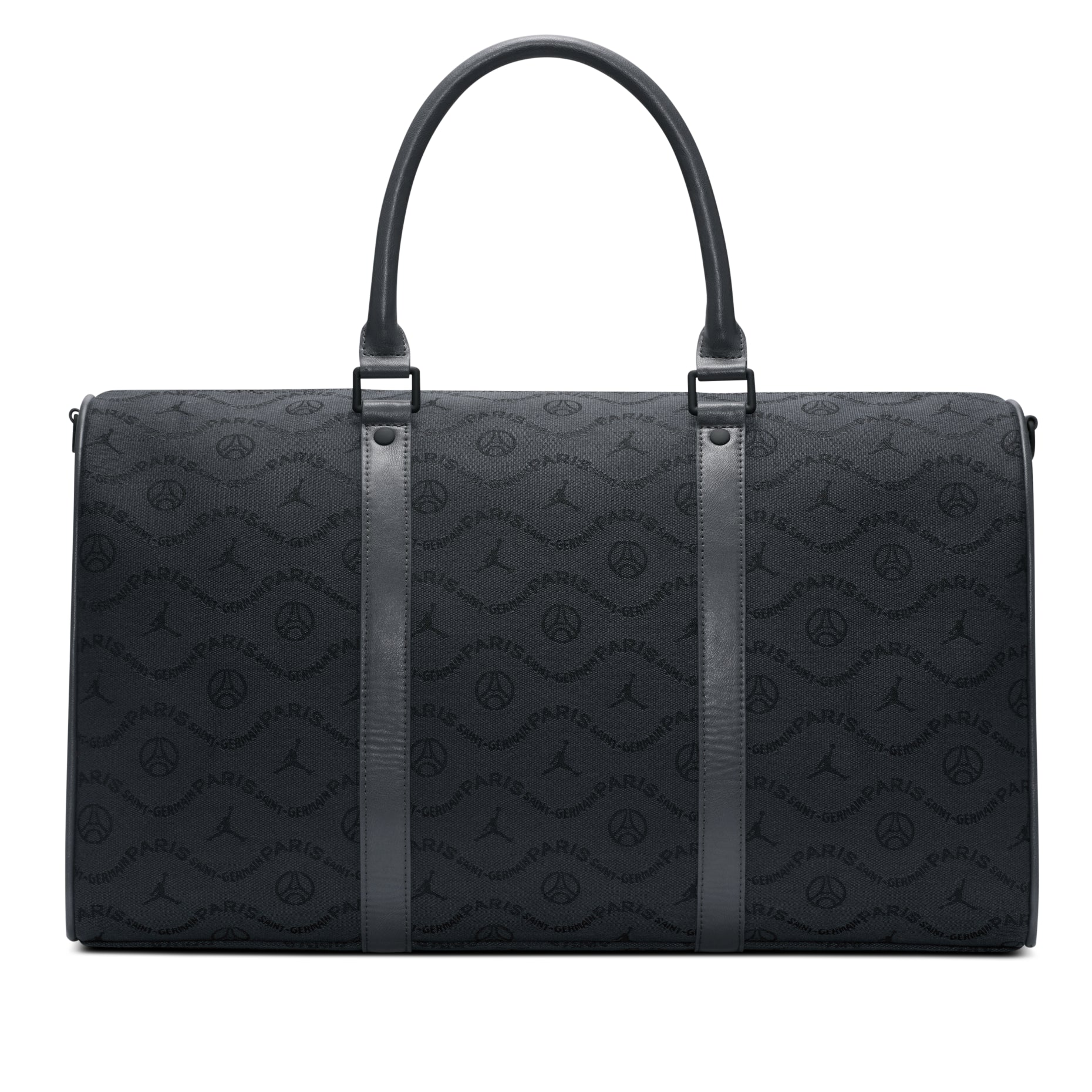 Alternative view of Túi Nike Air Jordan x Paris Saint-Germain Monogram Duffel Bag 'Black' IQ3208-060
