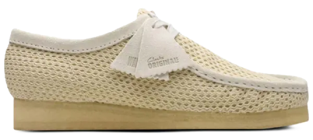 Giày Clarks Originals Wallabee ‘Off White Mesh’ 261-75849
